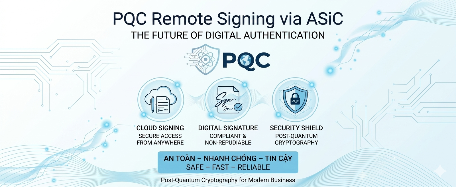 Ứng dụng ký số PQC Remote Signing qua ASiC Container