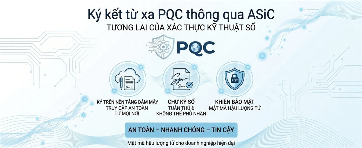 Ứng dụng ký số PQC Remote Signing qua ASiC Container