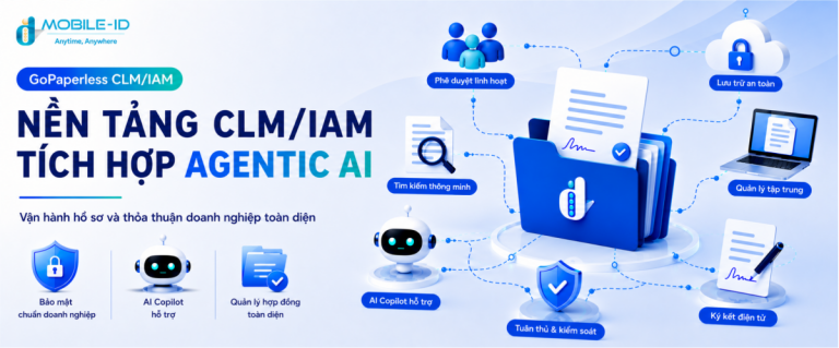GoPaperless CLMIAM – nền tảng vận hành hồ sơ và thỏa thuận doanh nghiệp tích hợp Agentic AI