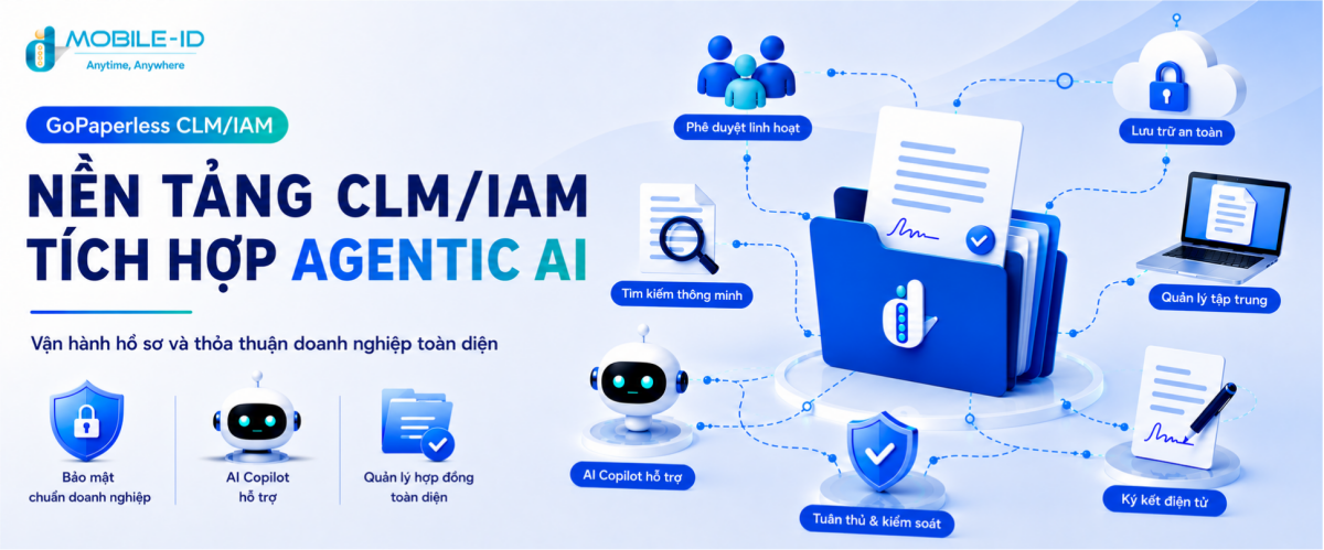 GoPaperless CLM/IAM – nền tảng vận hành hồ sơ và thỏa thuận doanh nghiệp tích hợp Agentic AI