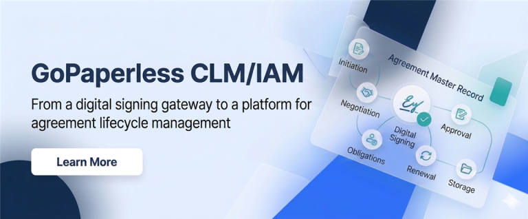 GoPaperless evolves into CLMIAM—from a digital signing portal to a full agreement lifecycle management platform.