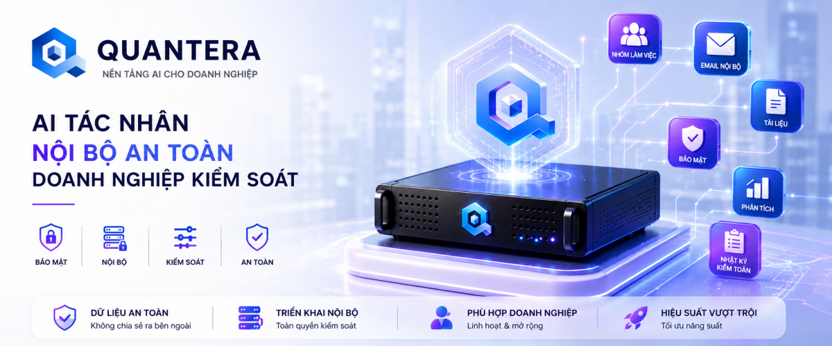 Quantera AI WorkSphere – AI tác nhân nội bộ giúp quản trị và tối ưu luồng công việc doanh nghiệp