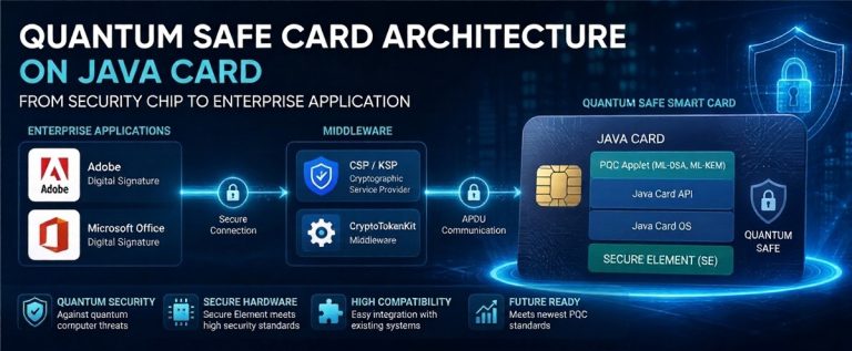 Quantum Safe Card Architecture on Java Card – from Secure Chip to Enterprise Application Integration