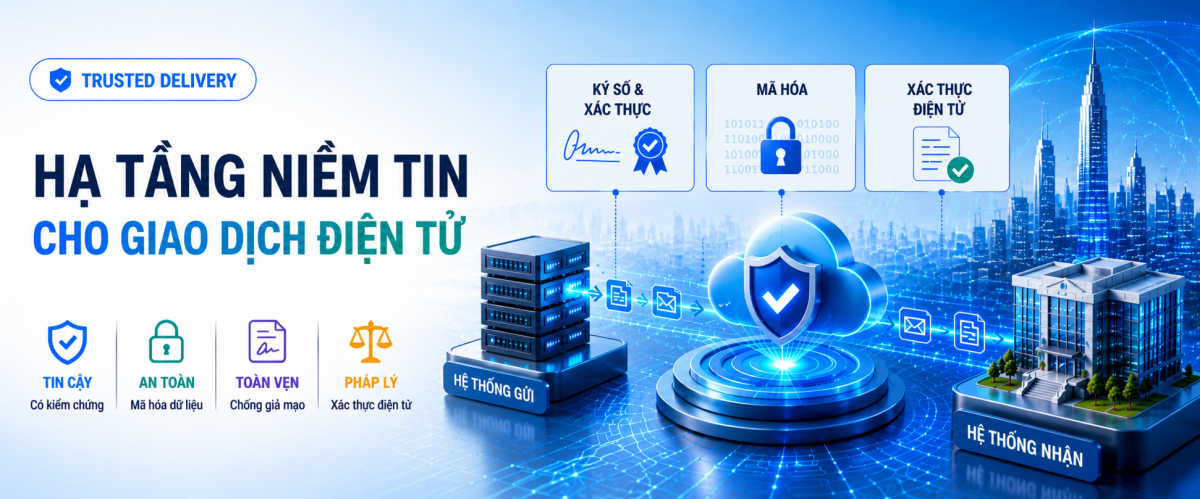 Trusted Delivery – hạ tầng giao nhận dữ liệu tin cậy cho giao dịch điện tử tại Việt Nam