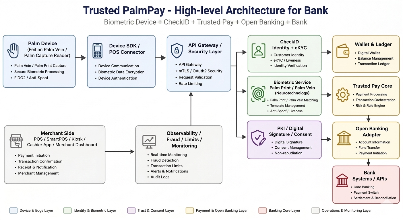 Trusted PalmPay overall architecture